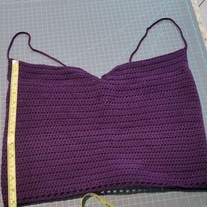 Hand crocheted tank top